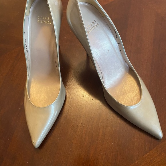 Stilettos Patent Leather, gold tone. - Picture 3 of 4